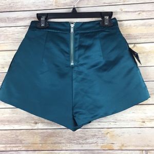 Nasty Gal Shorts - Nasty gal Teal Polyester Women's Skort XXS Nasty Gal Shorts - Nasty gal Teal Polyester Women's Skort XXS